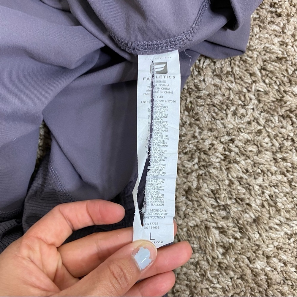 Fabletics- Cashel Foldover PureLuxe Leggings- L - Picture 8 of 10